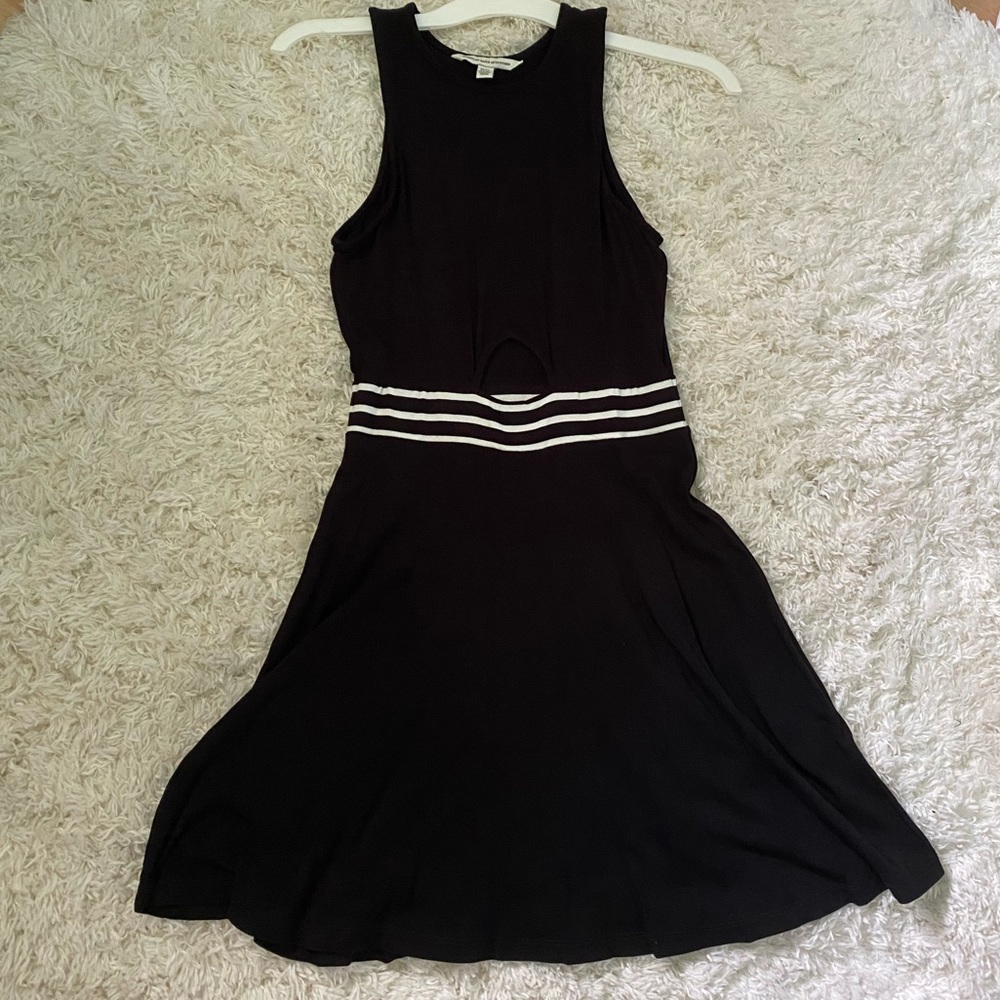 Soft Black AE Skater Dress